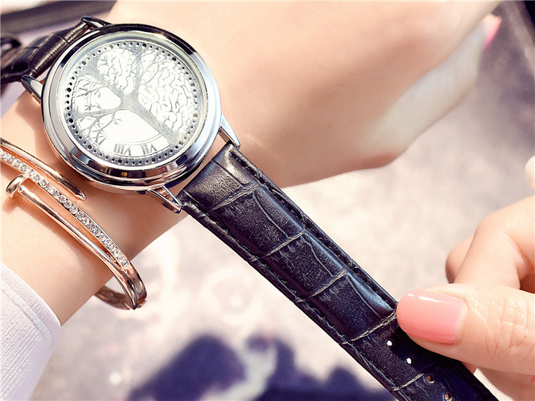 Led Quartz Women Wristwatch