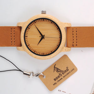 Wooden Bamboo Wristwatch