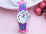 3D Butterfly Girls Watch