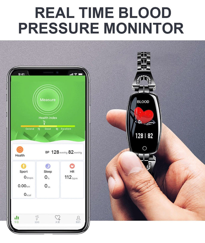 Luxury Bracelet Smartwatch And Fitness Tracker