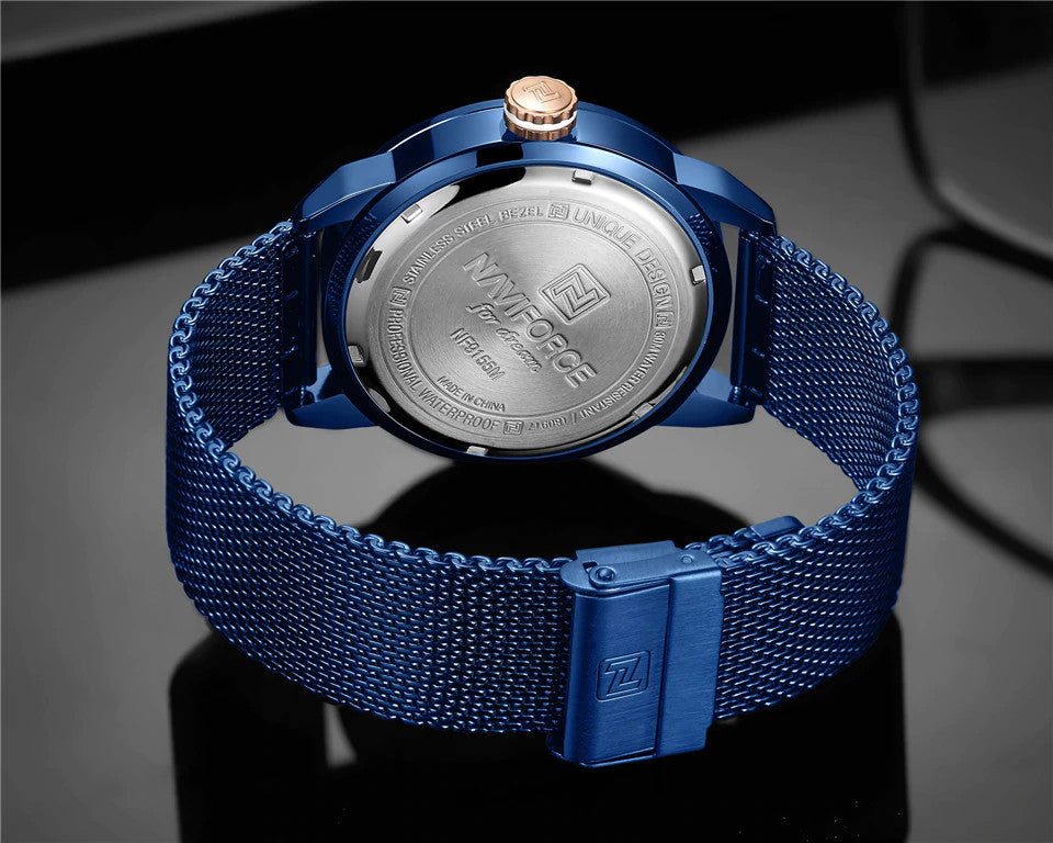 Quartz Mesh Steel Mens Watch