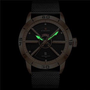Quartz Mesh Steel Mens Watch