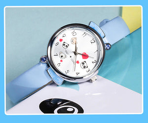 Cartoon Panda Girls Watch