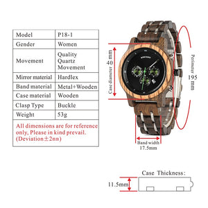 Versatile Chronograph Womens Watch