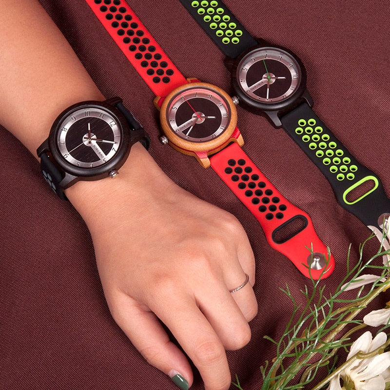 Silicone Band Womens Watch