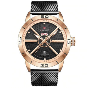 Quartz Mesh Steel Mens Watch