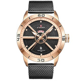 Quartz Mesh Steel Mens Watch