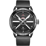 Quartz Mesh Steel Mens Watch