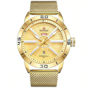 Quartz Mesh Steel Mens Watch