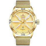 Quartz Mesh Steel Mens Watch