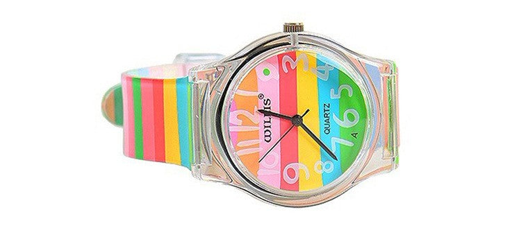 Rainbow Fashion Girls Watch