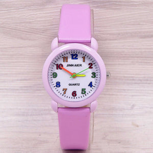 Multicolor Plate Children Watch