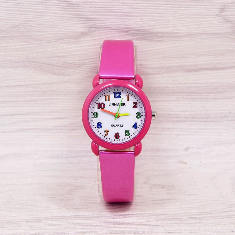 Multicolor Plate Children Watch