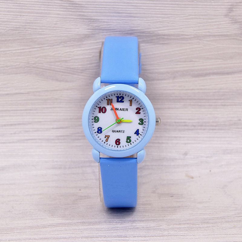 Multicolor Plate Children Watch