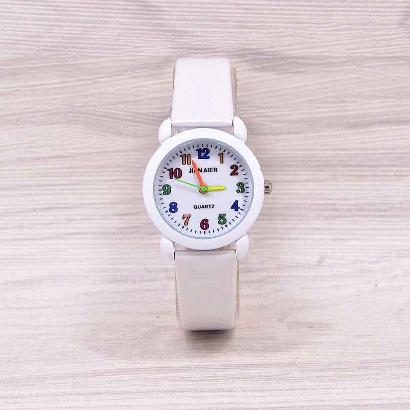 Multicolor Plate Children Watch