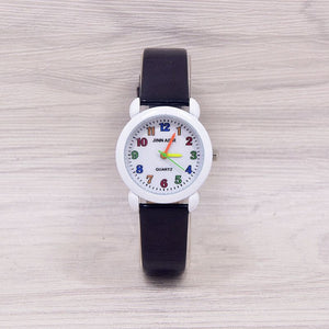 Multicolor Plate Children Watch