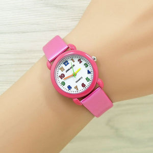 Multicolor Plate Children Watch