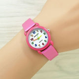 Multicolor Plate Children Watch