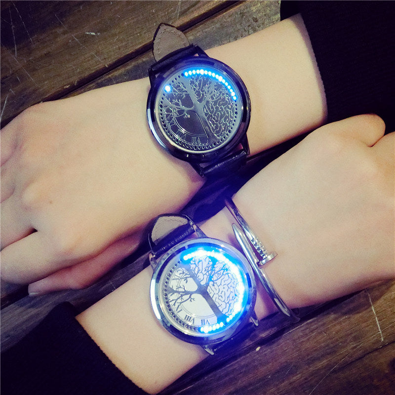 Led Quartz Women Wristwatch