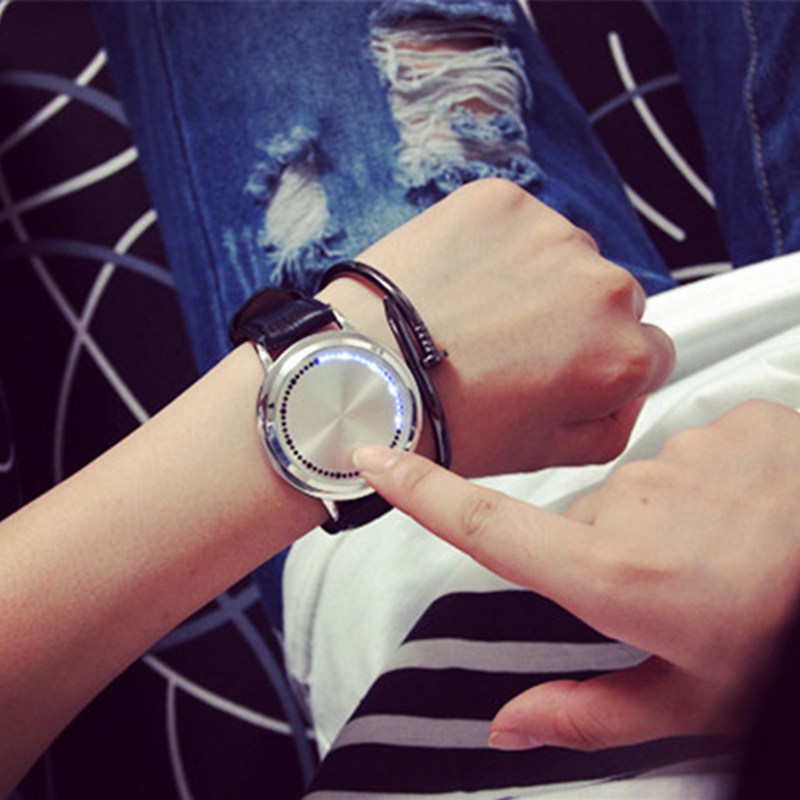 Led Quartz Women Wristwatch