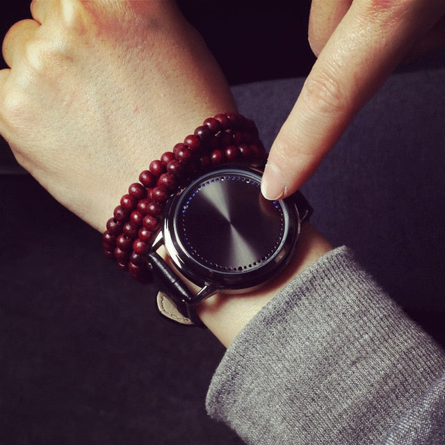 Led Quartz Women Wristwatch