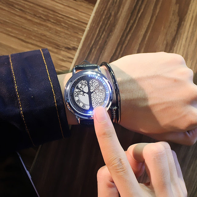 Led Quartz Women Wristwatch