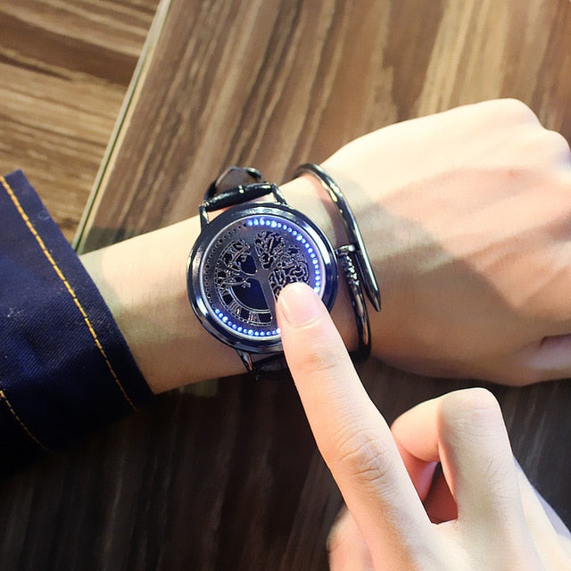 Led Quartz Women Wristwatch