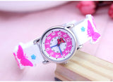 3D Butterfly Girls Watch