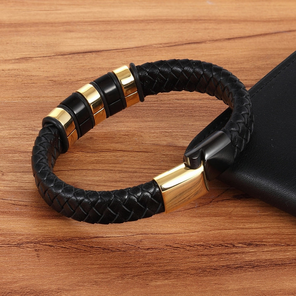 Magnetic Genuine Leather Bracelet