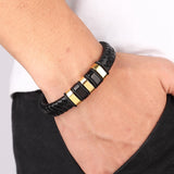 Magnetic Genuine Leather Bracelet