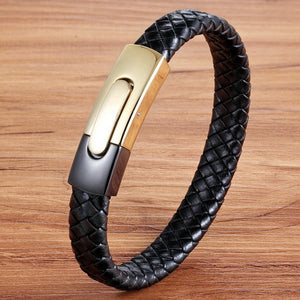 Magnetic Genuine Leather Bracelet