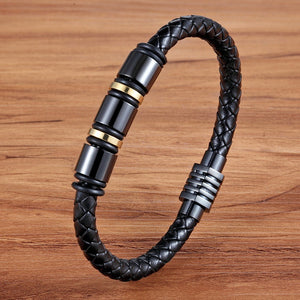 Magnetic Genuine Leather Bracelet