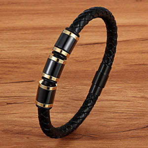 Magnetic Genuine Leather Bracelet
