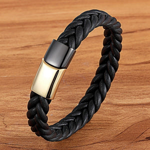 Magnetic Genuine Leather Bracelet
