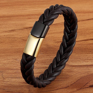 Magnetic Genuine Leather Bracelet