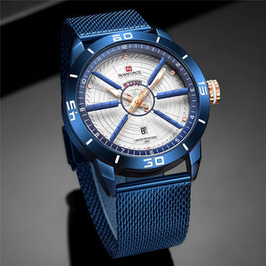 Quartz Mesh Steel Mens Watch