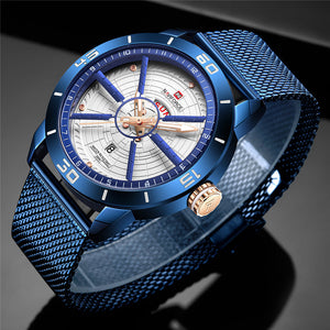 Quartz Mesh Steel Mens Watch