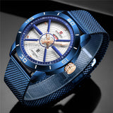 Quartz Mesh Steel Mens Watch