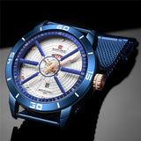 Quartz Mesh Steel Mens Watch