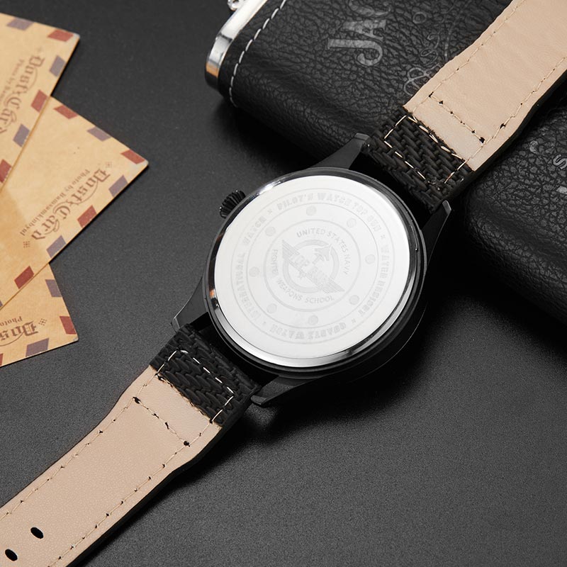 Aircraft Engine Plate Mens Watch