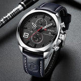 Luxury Leather Mens Watch