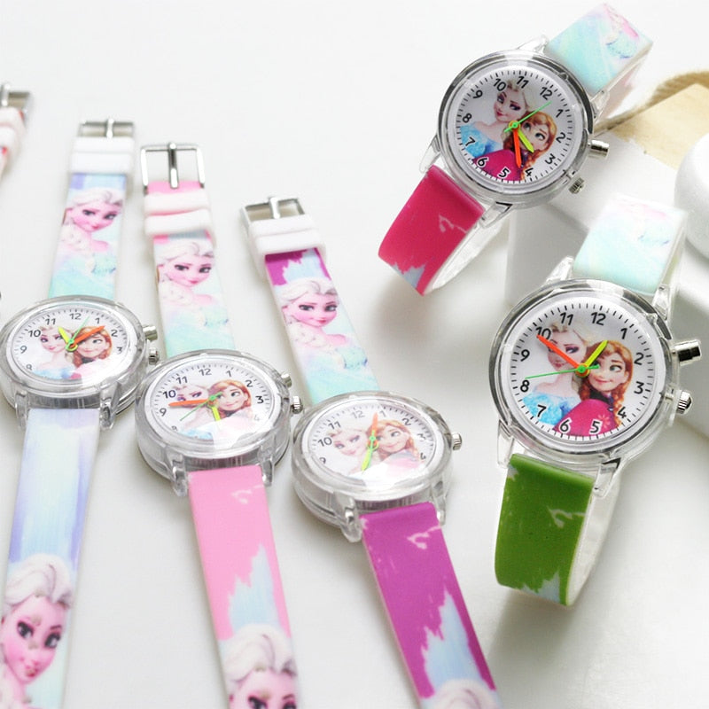 Colorful Light Children Watch