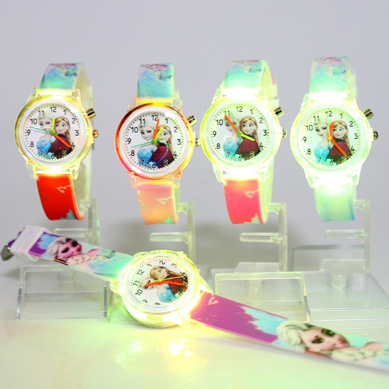Colorful Light Children Watch