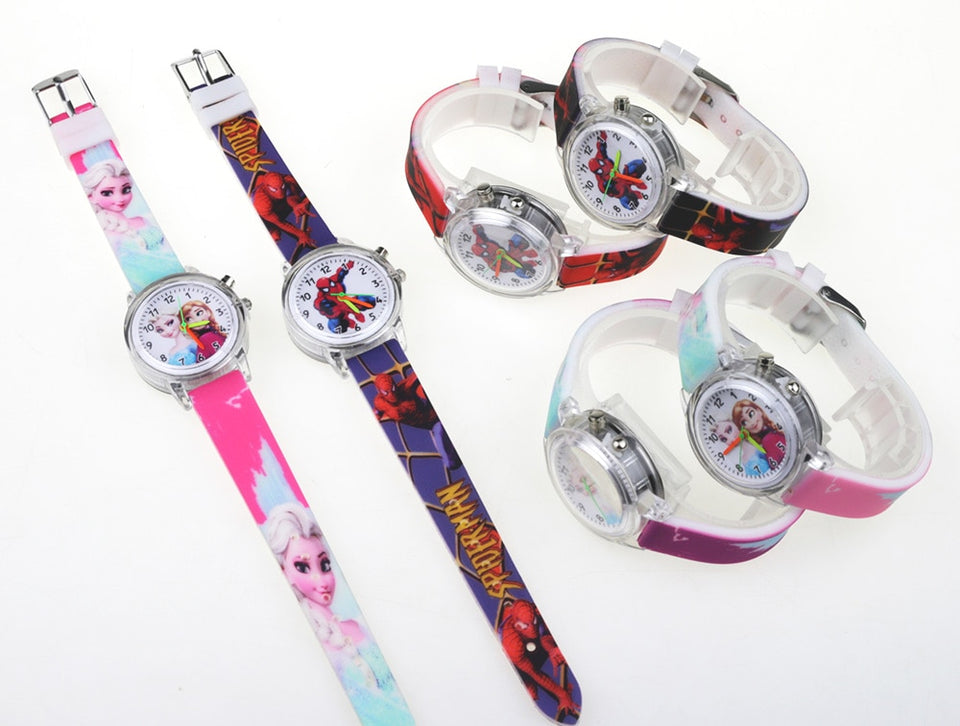 Colorful Light Children Watch
