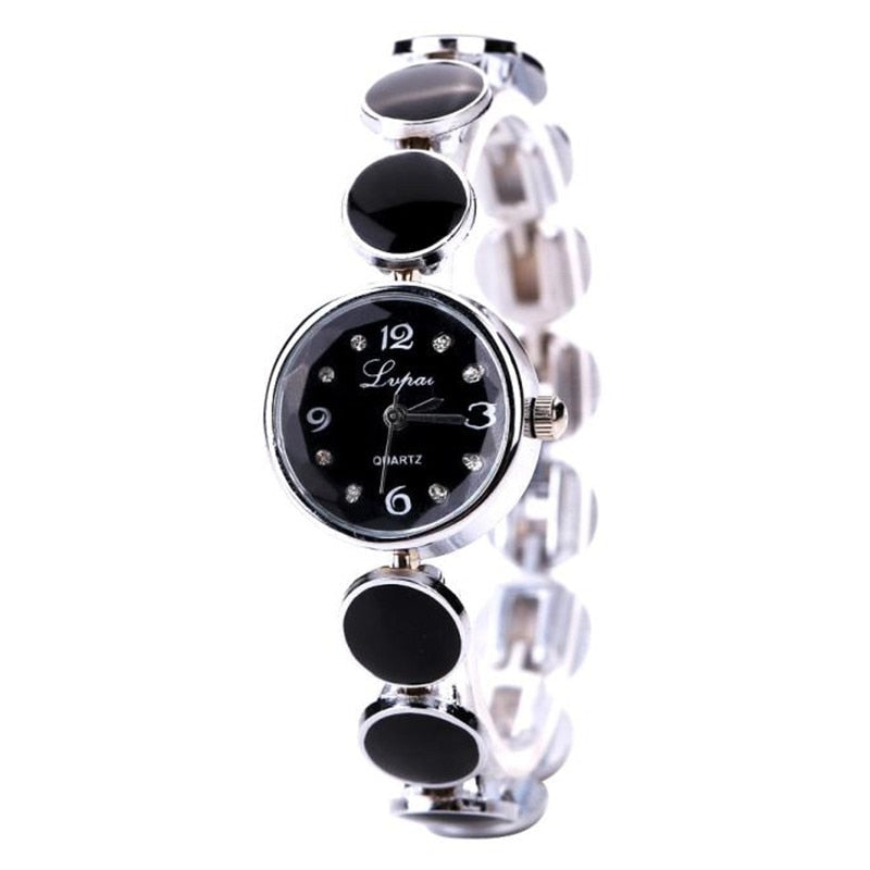 Rhinestone Steel Luxury Bracelet Watch For Women