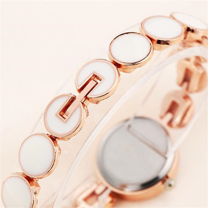 Rhinestone Steel Luxury Bracelet Watch For Women