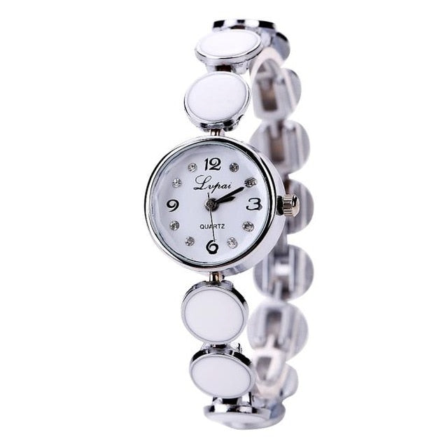 Rhinestone Steel Luxury Bracelet Watch For Women