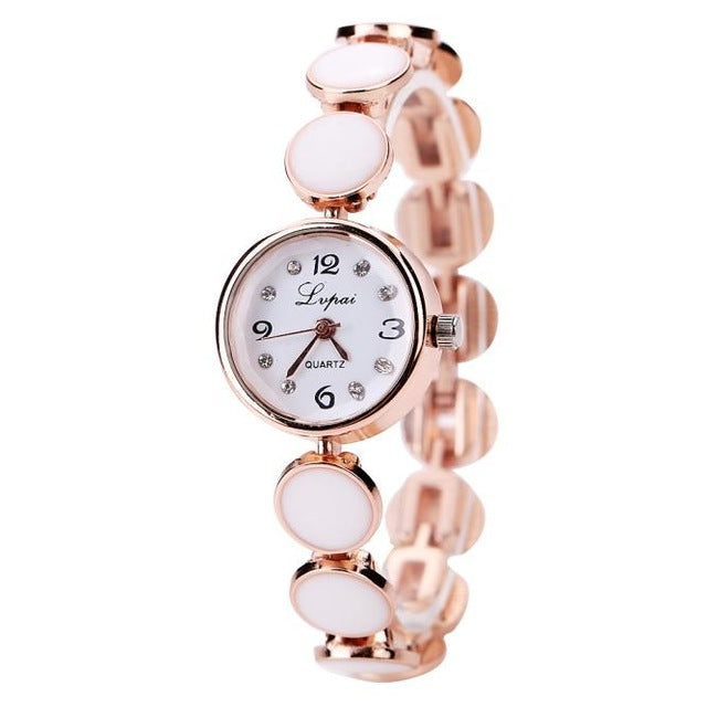 Rhinestone Steel Luxury Bracelet Watch For Women